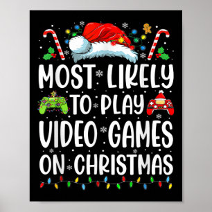Poster Jogador Divertido Mais Provável Para Tocar Videos