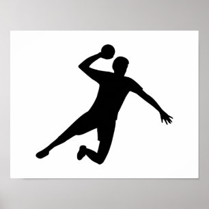 Poster Jogador do handball