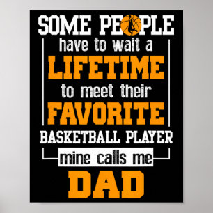 Poster Jogador Favorito do Jogador de Basquete - Hora de