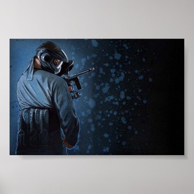 Pôster Jogador frontal (Frente)