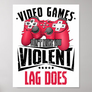 Poster Jogador Gamer Video Games Controle Computador Jogo