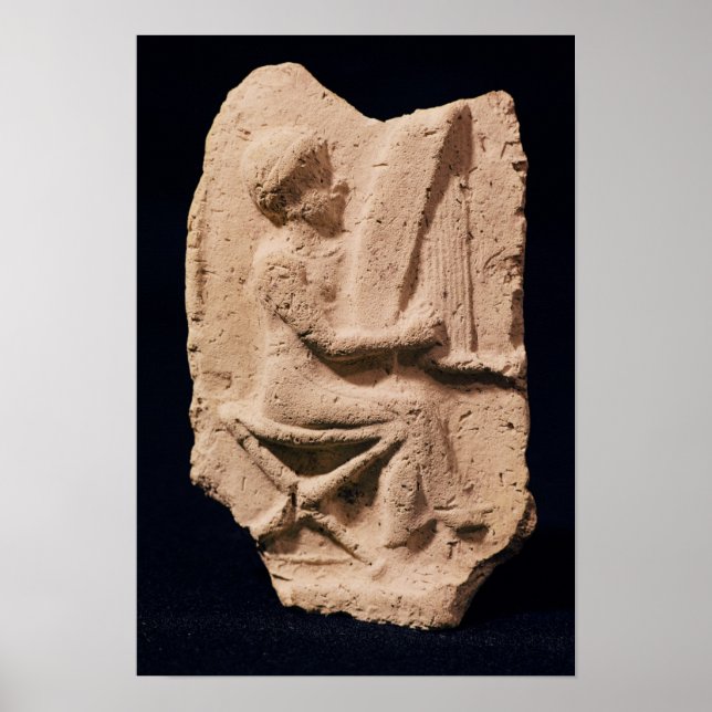 Pôster Jogador Harp, 1830-1600 BC (Frente)