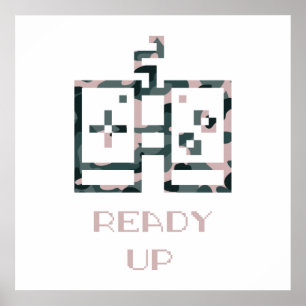 Poster Jogador preparado para o Gamer preparado para o co