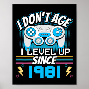 Poster Jogador que eu não envelheci, eu nivelo-me desde o