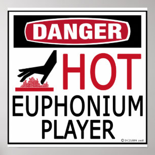 Pôster Jogador quente do Euphonium