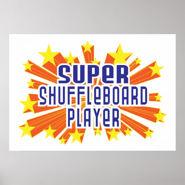 Pôster Jogador Super Shuffleboard (Frente)
