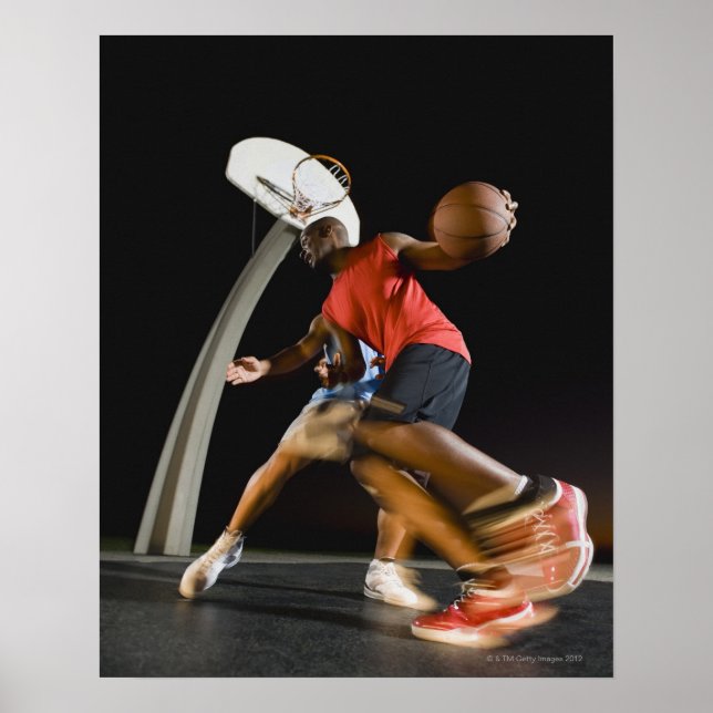 Pôster Jogadores de basquete 2 (Frente)