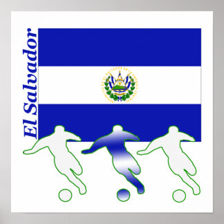 Poster Jogadores de futebol - El Salvador