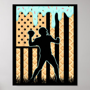 Poster Jogadores de futebol jogam futebol no Sorvete