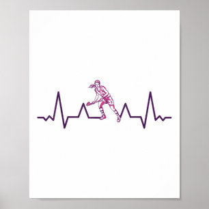 Poster Jogadores-de-hóquei Hóquei-em-piso Batimento cardí