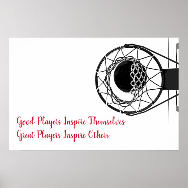 Poster Jogadores Inspiradores de Cotação Inspiradora de B (Frente)