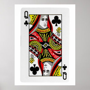 Poster Jogando cartas