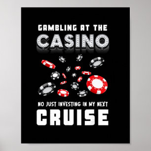 Poster Jogando No Cassino Investindo Na Minha Próxima Via