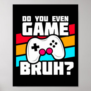 Poster Jogando Video Games - Jogos de PC e Console - Vi D