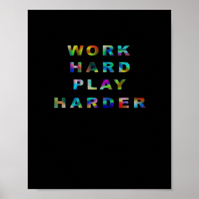 Poster Jogar Duro para Duro Clássico (Frente)