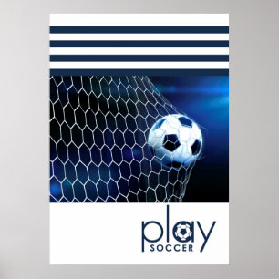 Poster Jogar futebol