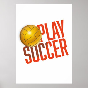 Poster Jogar futebol