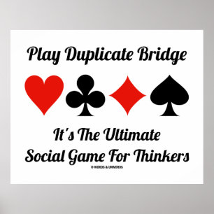 Poster Jogar ponte duplicada É o último jogo social