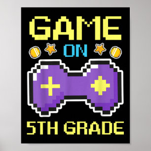 Poster Jogo Ativado 5ª Série Jogos Gamer Volta às Aulas