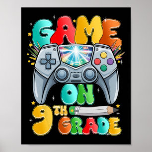 Poster Jogo Ativado Nona 9ª Série De Volta À Escola Nível