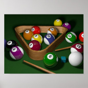 Pôster Jogo Billiards