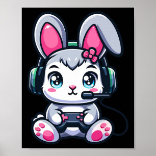 Poster Jogo Coelhinha Bonita Gamer 1