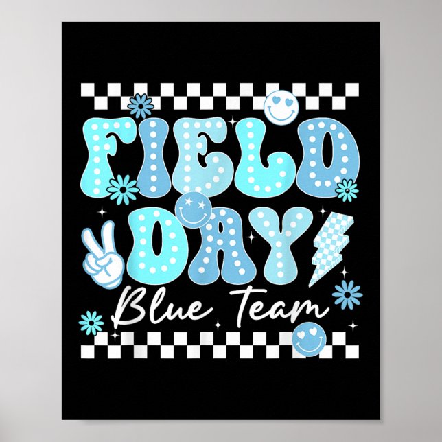 Poster Jogo Com Jogo Da Equipe De Triagem De Campo Da Equ (Frente)
