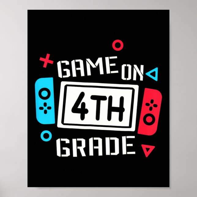 Poster Jogo Com Meninos Do 4º Ano Passando Do 4º Ano (Frente)