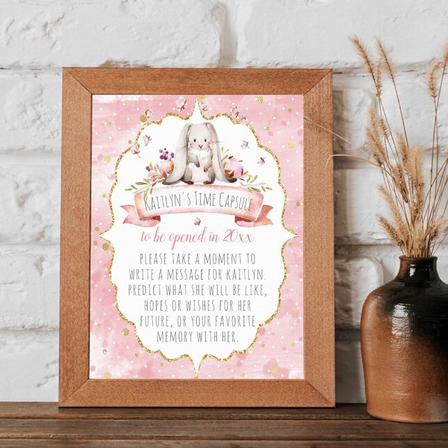 Poster Jogo da Cápsula do Tempo de Festa de aniversário B (Criador carregado)