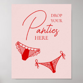 Poster Jogo da Festa de solteira Coquetel Retro