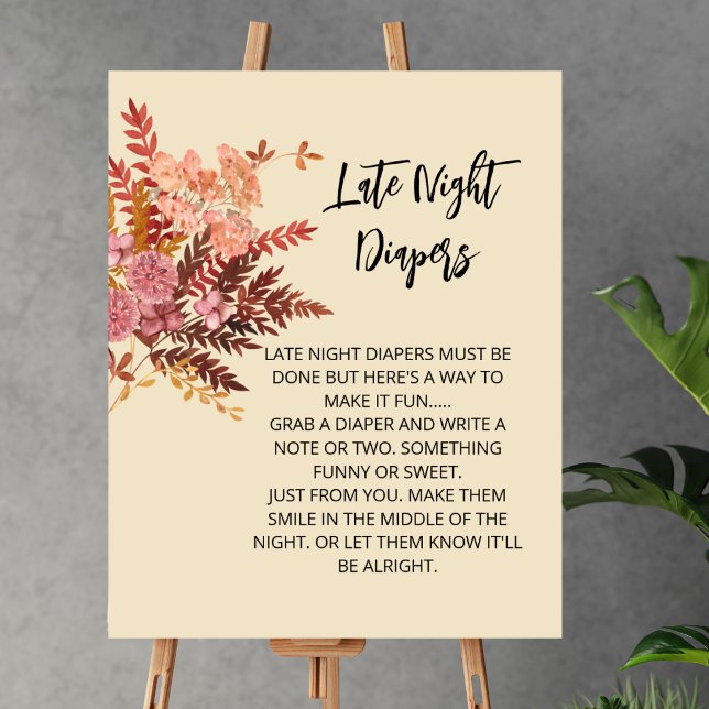 Poster Jogo da Fralda Noite Tardia Boho Cai Fall Russo Br (Criador carregado)