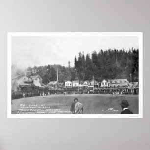 Poster Jogo de basebol 1916 de Ketchikan