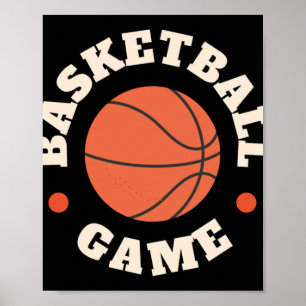 Poster Jogo de basquete