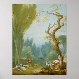 Poster Jogo de Cavalo e Cavaleiro - Jean Fragonard Fine A