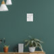 Poster Jogo de Chá de fraldas de Caça com Pacificador EME (Living Room 1)