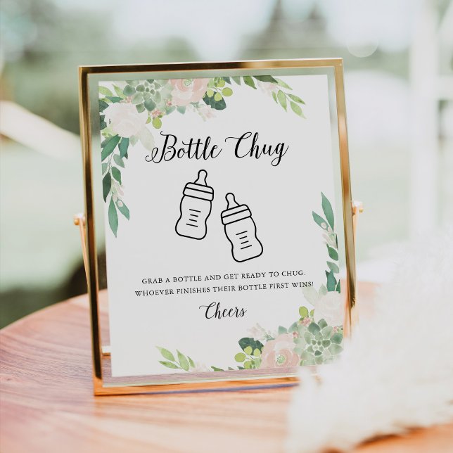 Poster Jogo de Chá de fraldas de Garrafa DEVON (Criador carregado)