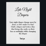 Pôster jogo de chá de fraldas do fralda<br><div class="desc">Design</div>