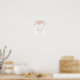 Poster Jogo de chá de panela de caça ao anel floral, cor- (Kitchen)