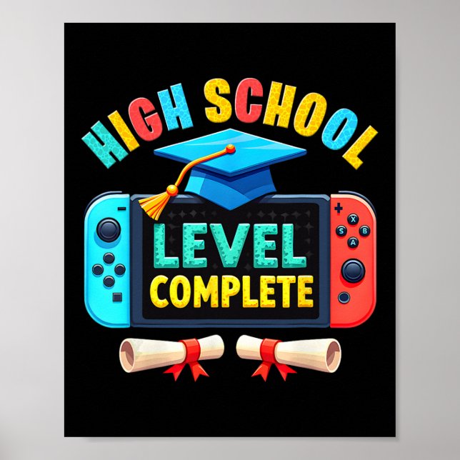 Poster Jogo de Formatura Completa de Nível de Ensino Médi (Frente)