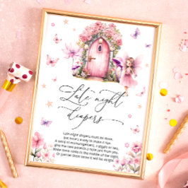 Poster Jogo de Fraldas Noturnas Atrasadas do Jardim Flora