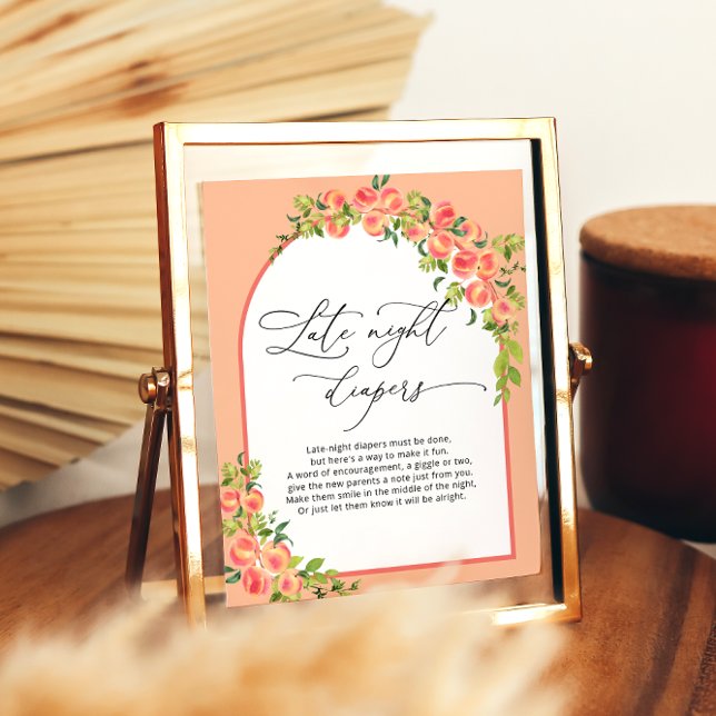 Poster Jogo de Fraldas Noturnas de Pêssego Doce (Criador carregado)