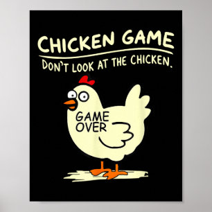 Poster Jogo De Frango Não Olha Para A Galinha