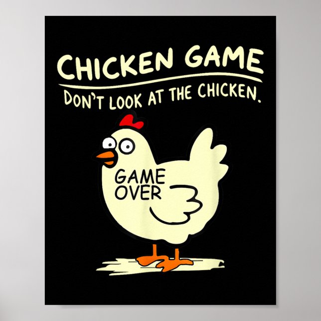 Poster Jogo De Frango Não Olha Para A Galinha (Frente)