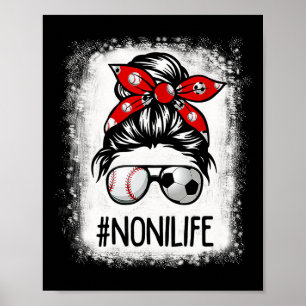 Poster Jogo de Futebol da Vida de Noni Descolorido Cabelo