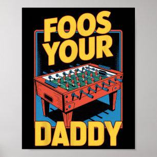 Poster Jogo de Futebol de Mesa Esportivo Divertido Chuta