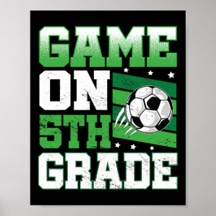 Poster Jogo de Futebol na 5ª Série de Volta às Aulas Espo
