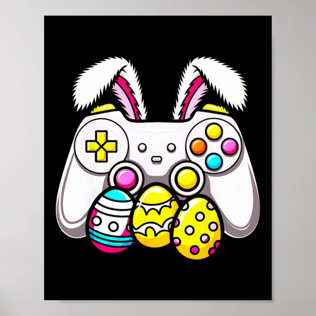 Poster Jogo De Gâmeras De Páscoa Para Jovens Bo (Frente)