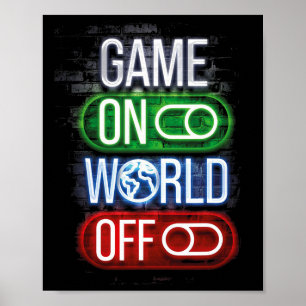 Poster Jogo De Jogadores No Mundo Inteiro Para Rapazes E 