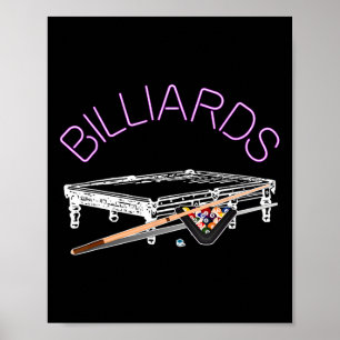 Poster Jogo de Piscina Billiards