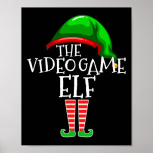 Poster Jogo de Presente de Natal da Família de Jogo Elf G